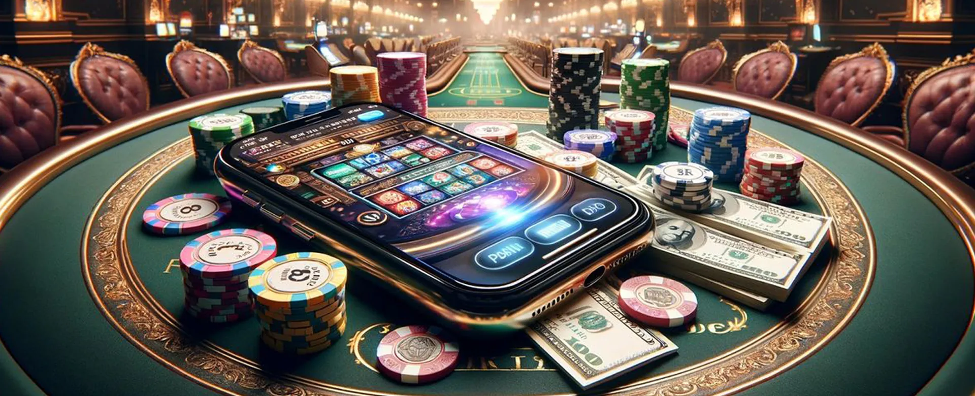 Dynamic online casino scene with arenalive ph branding